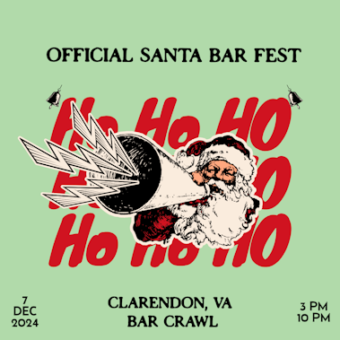 Clarendon Official Santa Con Bar Fest 