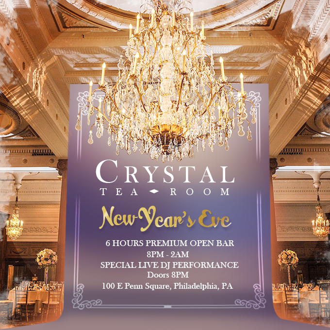 The Crystal Tea Room Philadelphia New Years Eve Parties