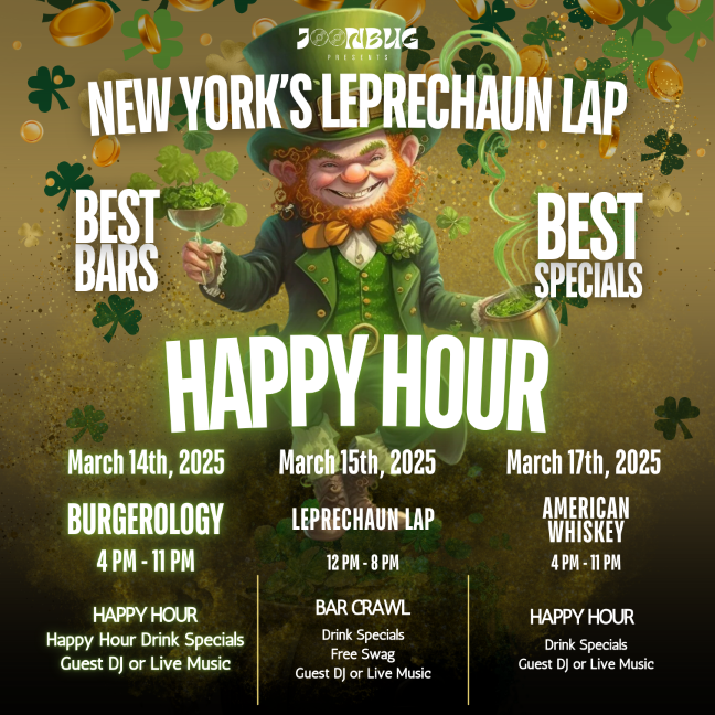 New York St Patrick's Friday Happy Hour Party