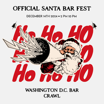 DC Official Santa Con Bar Fest Dupont Circle 