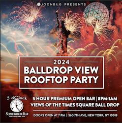 Margaritaville Rooftop Ball Drop View