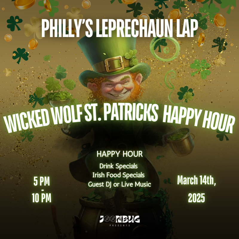 St Patrick's Happy Hour Wicked Wolf 3-14