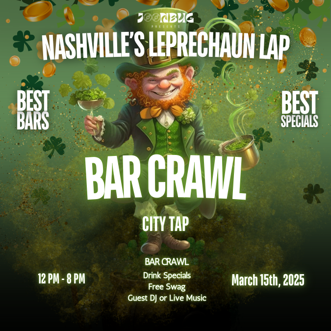 Nashville St Patrick's Bar Crawl 3-15